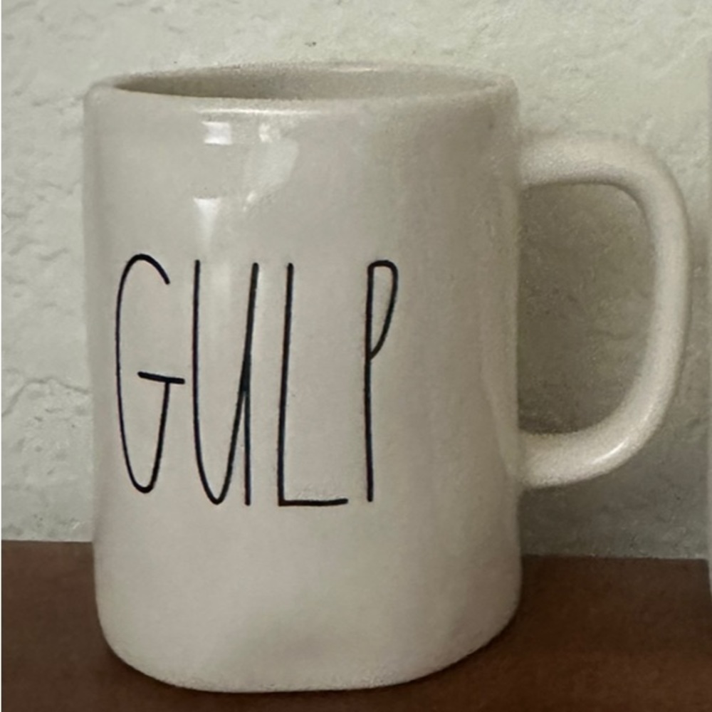 Rae Dunn M Stamped GULP mug